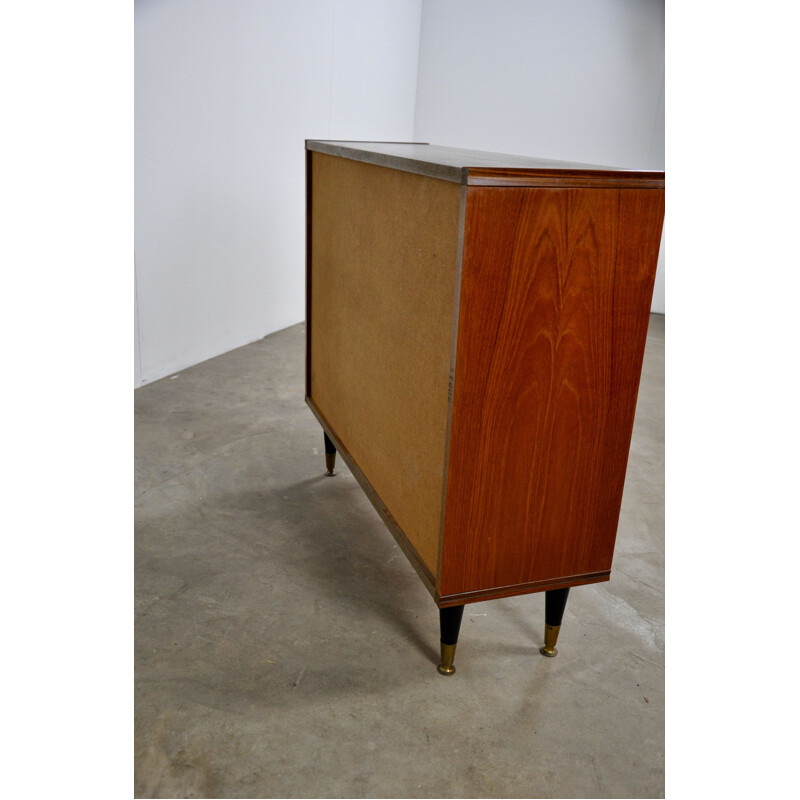 Vintage sideboard in teak by cees braakman for Pastoe 1960s