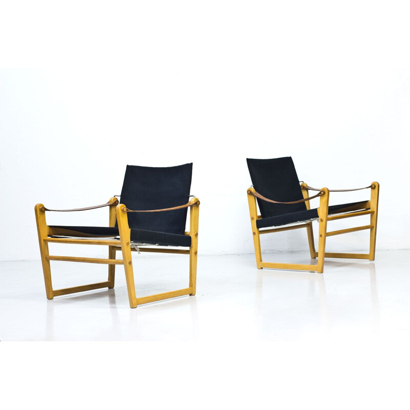 Pair of vintage Easy Chairs Cikada by Bengt Ruda for Ikea, Sweden, 1960s