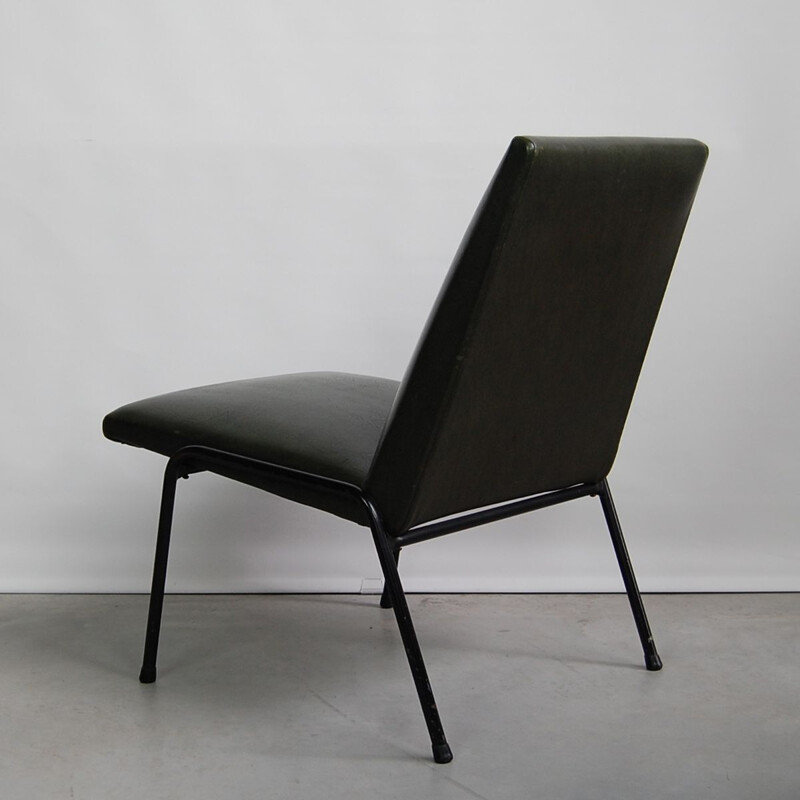Vintage low chair Robert by Pierre Guariche for Meurop, 1960 s