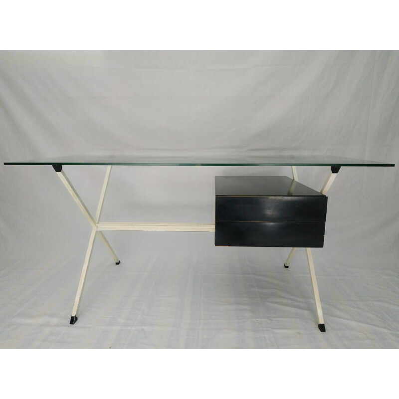 Vintage desk N80D by Franco Albini for Knoll 70s