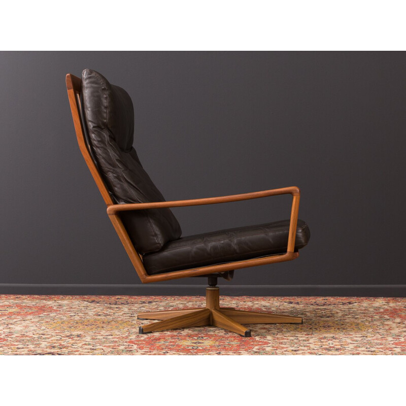 Vintage Swivel Lounge Chair by Arne Wahl Iversen for komfort, Denmark, 1960s