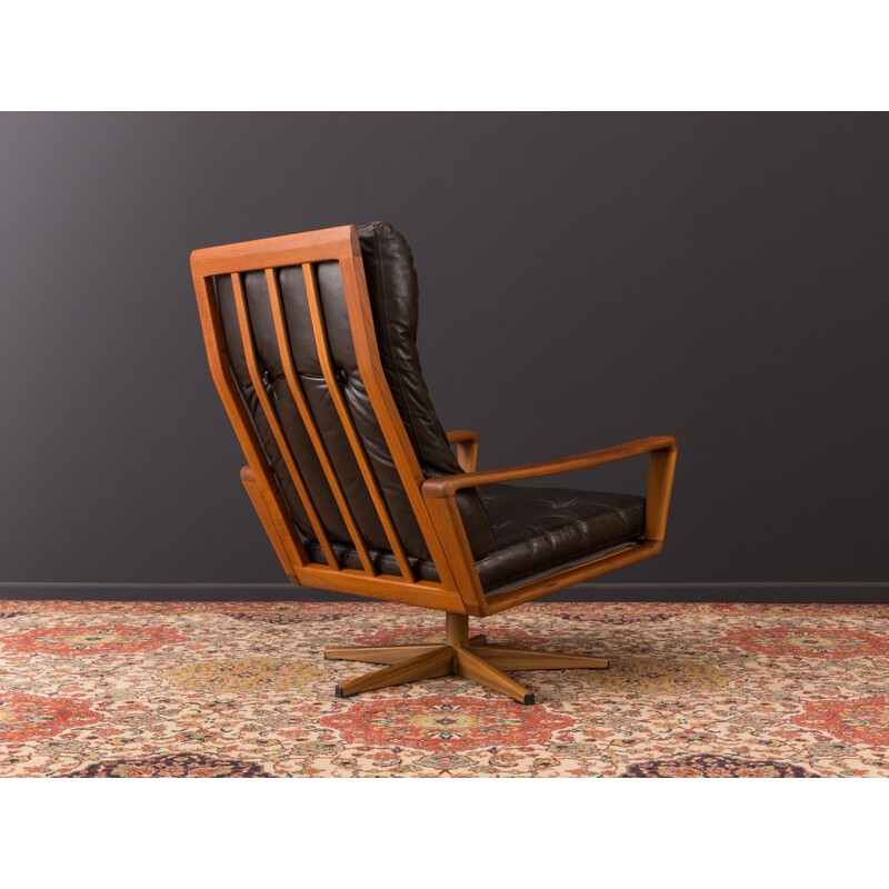 Vintage Swivel Lounge Chair by Arne Wahl Iversen for komfort, Denmark, 1960s