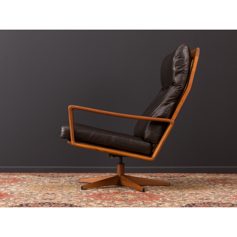 Vintage Swivel Lounge Chair by Arne Wahl Iversen for komfort, Denmark, 1960s