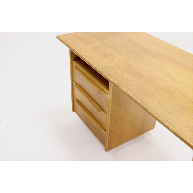 Vintage desk Pastoe EE02 Oak Series by Cees Braakman 1940s