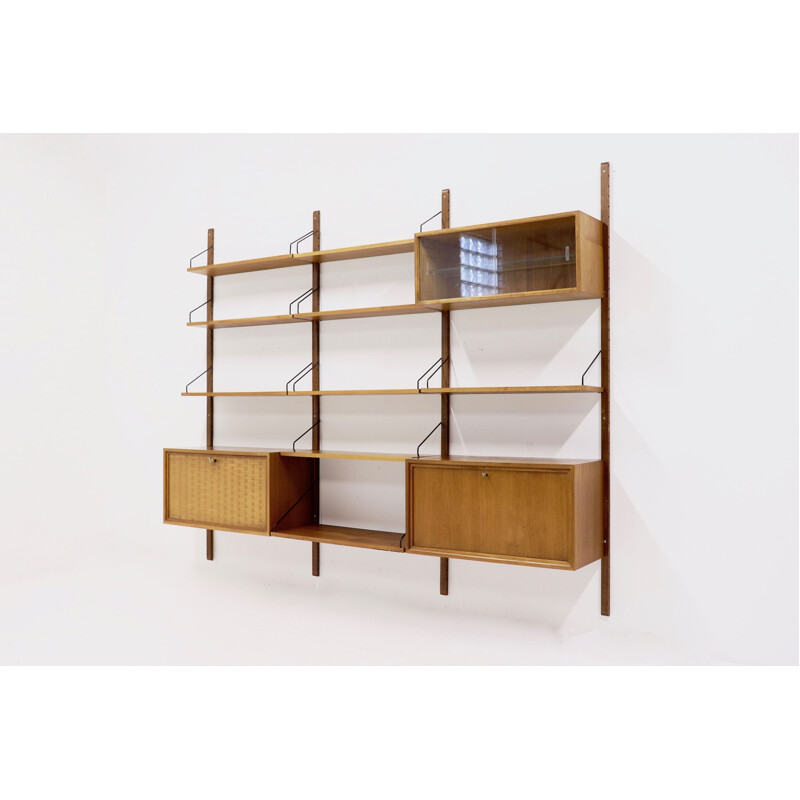 Vintage bookcase in teak Royal System by Poul Cadovius for Cado, Denmark, 1960s