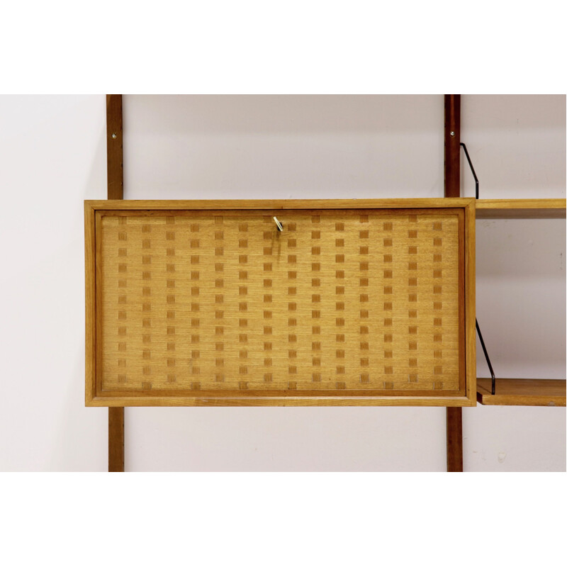 Vintage bookcase in teak Royal System by Poul Cadovius for Cado, Denmark, 1960s