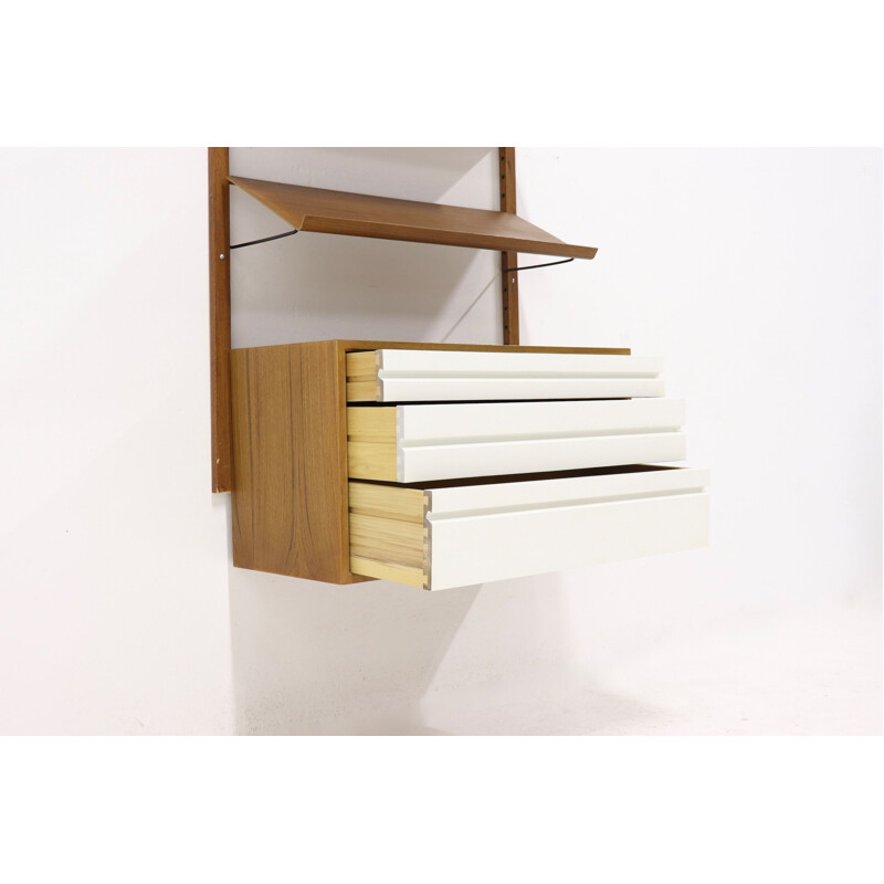 Vintage shelf in teak Royal System by Poul Cadovius for Cado, Denmark, 1960s