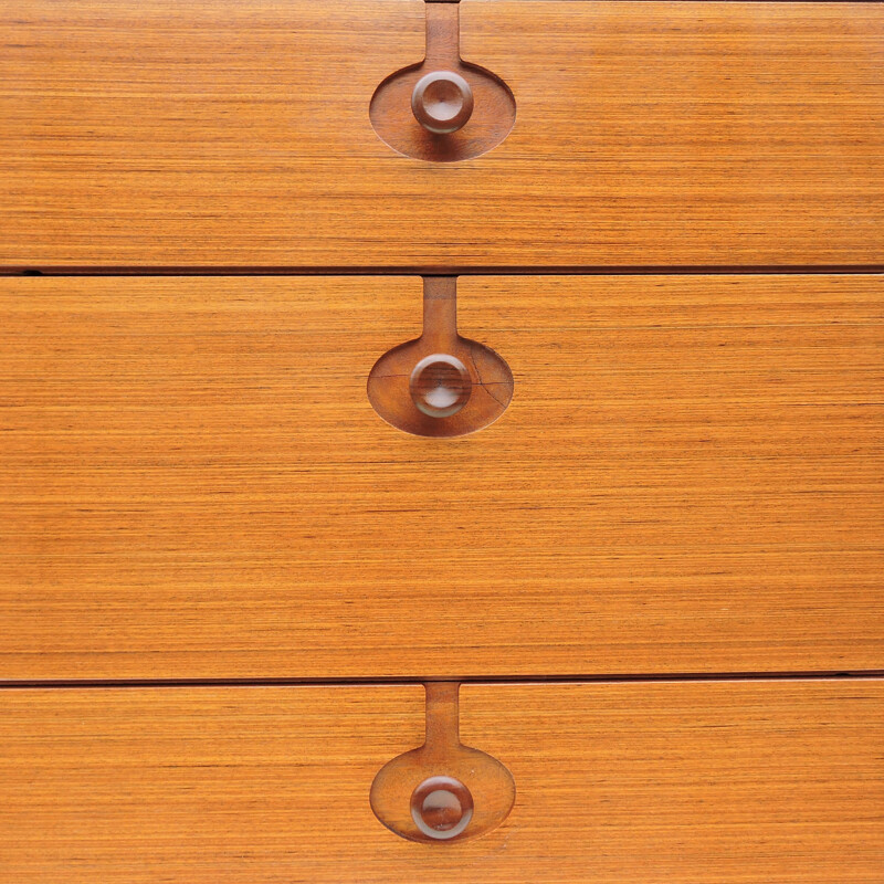 Vintage chest of drawers in teak 1960