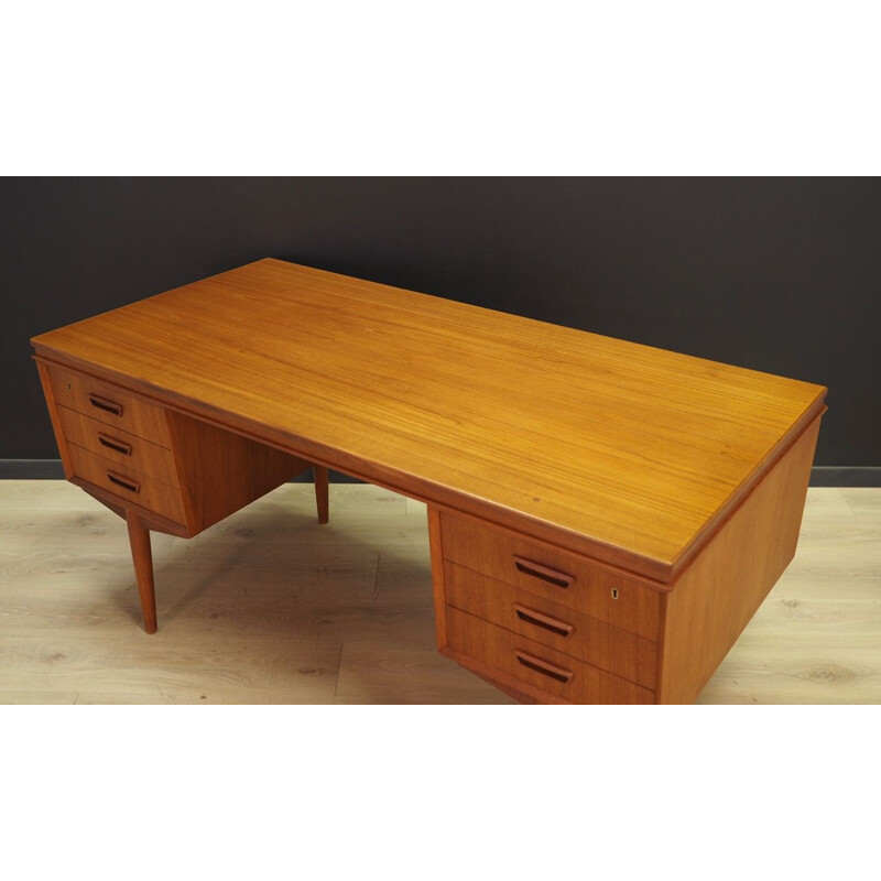 Bureau vintage danois en teck 1970