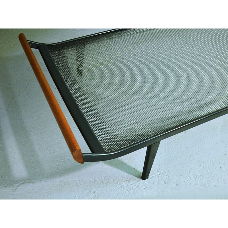 Vintage cleopatra daybed in teak from the 50s