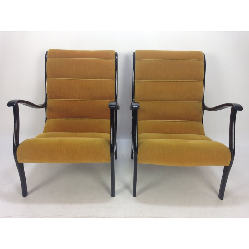 Vintage Italian lounge set by Ezio Longhi for Elam, 1950