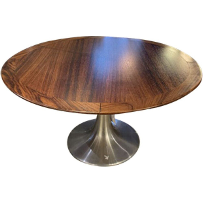 Coffee table in rosewood by Eero Saarinen