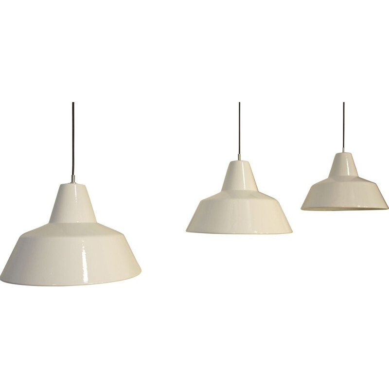 White pendant lamp by Louis Poulsen