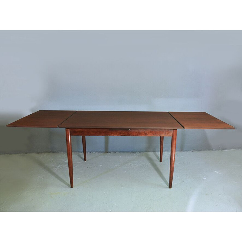 Vintage extendable dining table in rosewood,1960