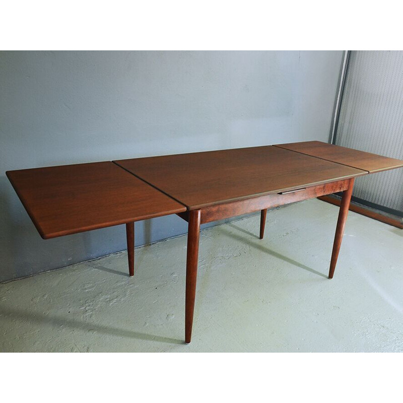 Vintage extendable dining table in rosewood,1960