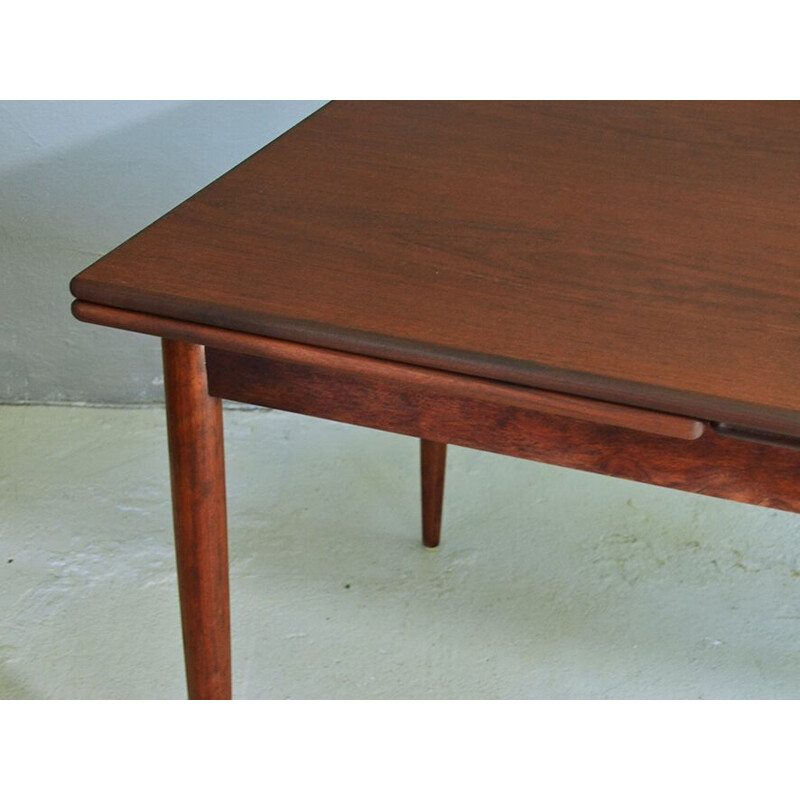 Vintage extendable dining table in rosewood,1960