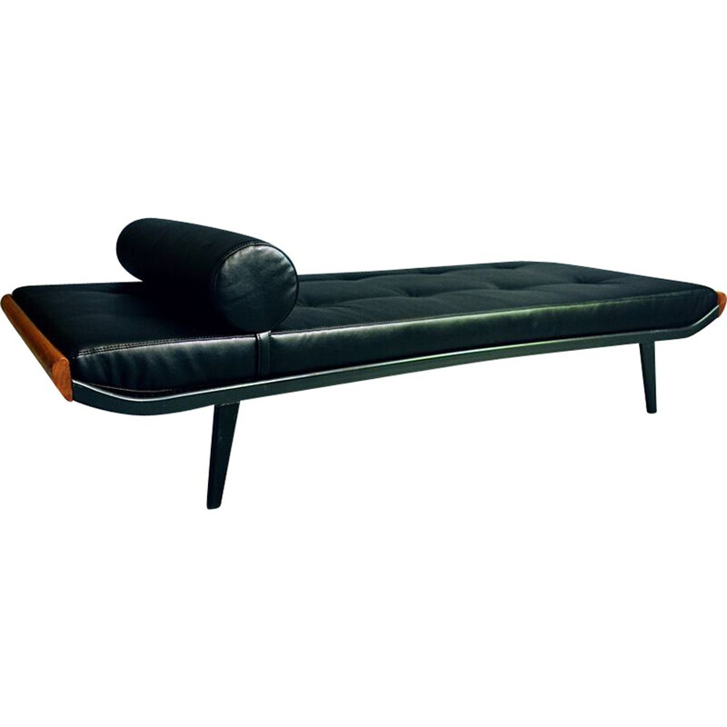 Vintage cleopatra daybed in teak from the 50s