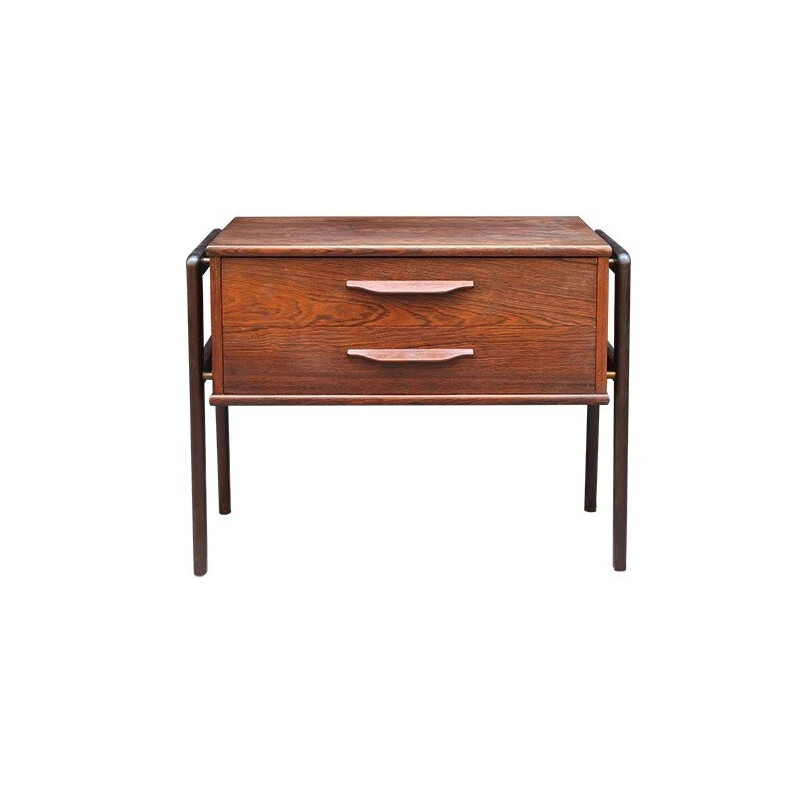 Night table in rosewood, Kai KRISTIANSEN - 1970s