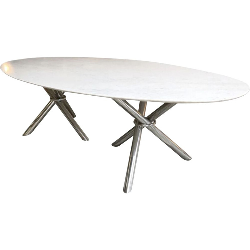 Vintage table Italian in marble