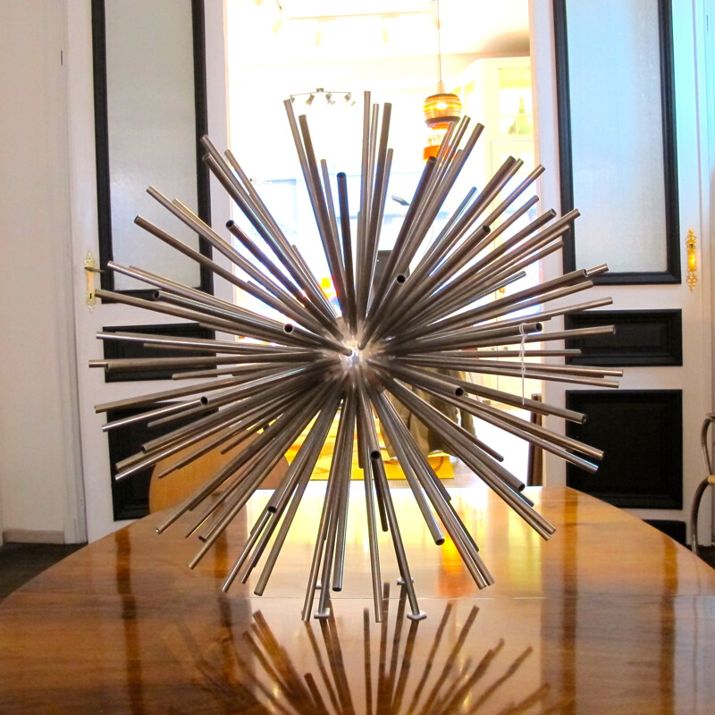 Sculpture in chrome metal, Curtis JERE - 1970s