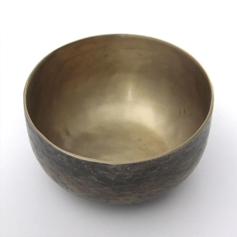 Vintage bowl in bronze, Hammerd, Italian, 1960s