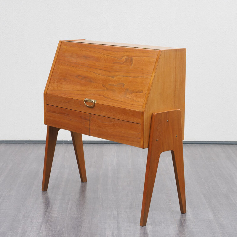 Vintage cabinet dressing table in ashwood, 1950s 