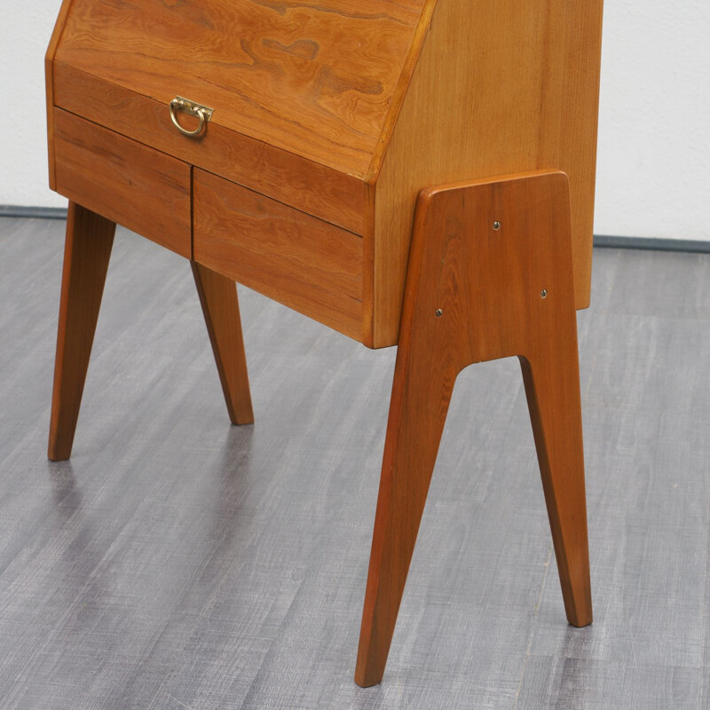 Vintage cabinet dressing table in ashwood, 1950s 