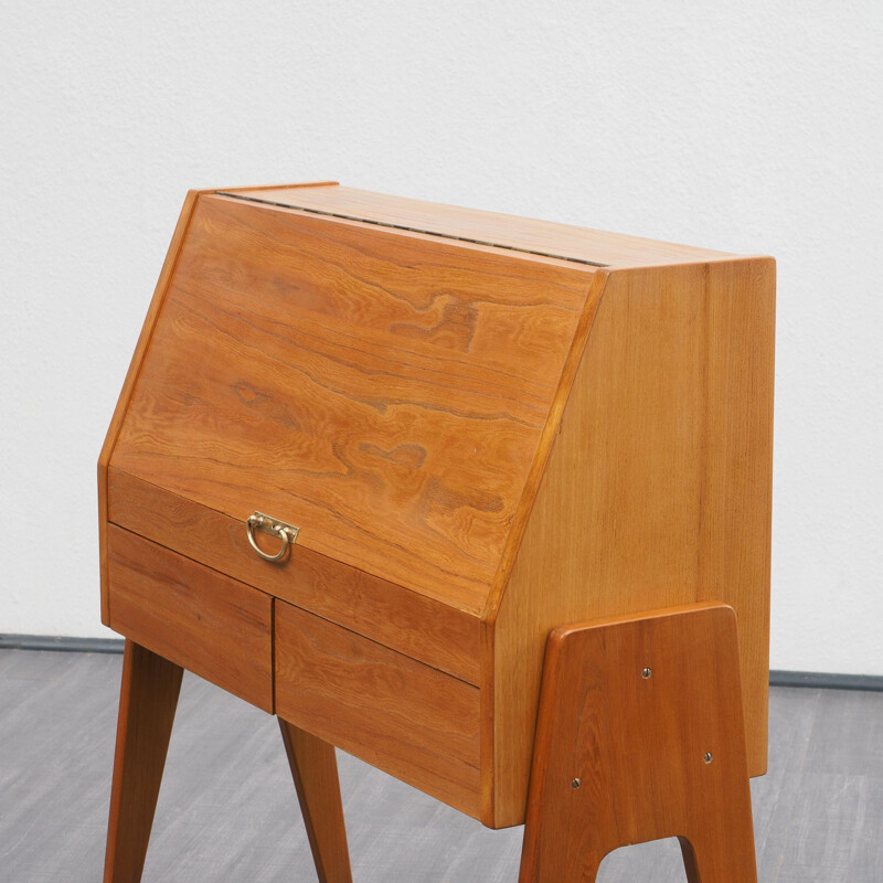 Vintage cabinet dressing table in ashwood, 1950s 