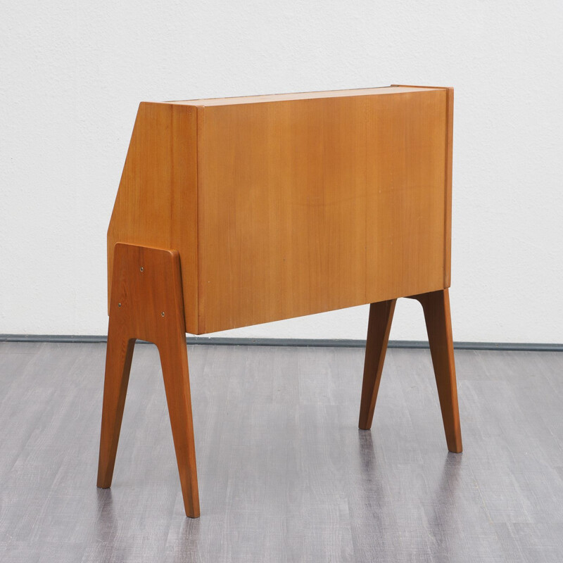 Vintage cabinet dressing table in ashwood, 1950s 