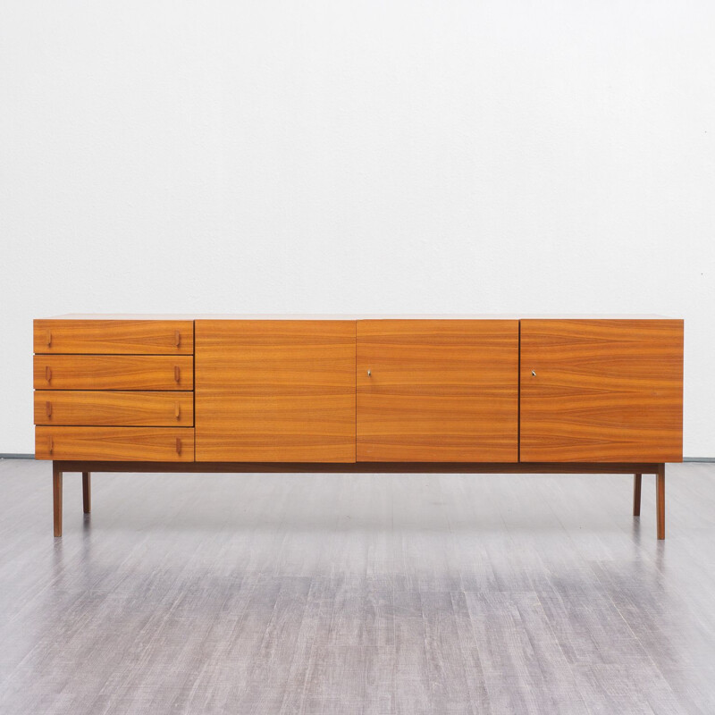 Enfilade vintage en noyer 210cm, années 1960  