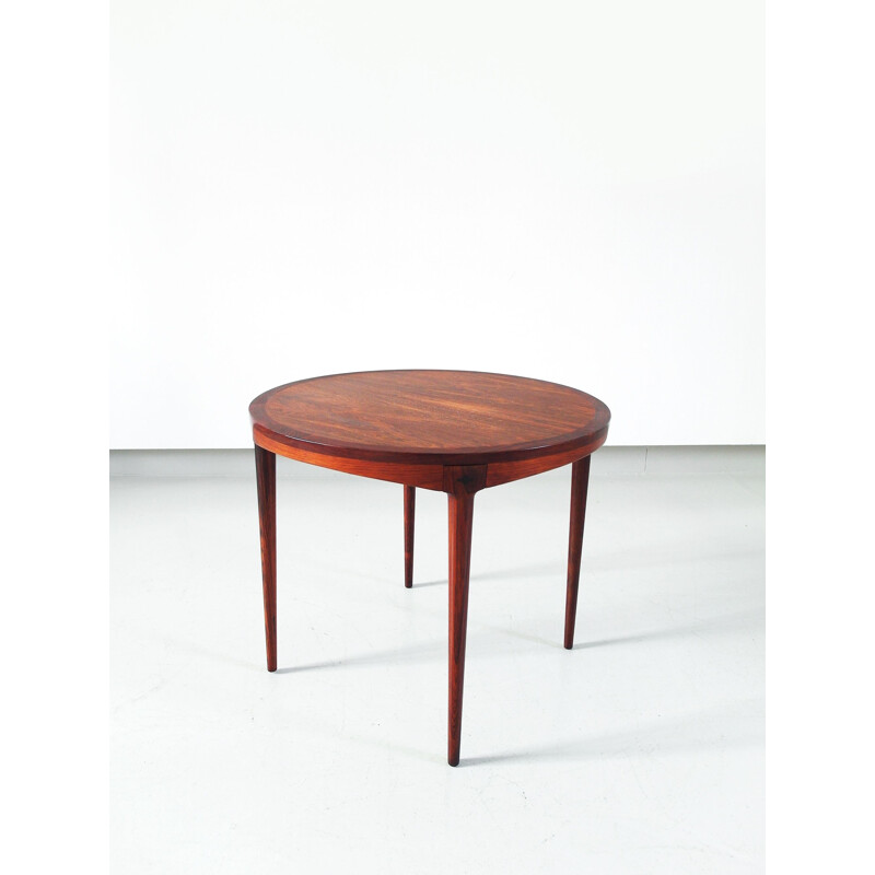 Vintage Side Table in Rosewood by Haug Snekkeri, Bruksbo Norway, 1960s