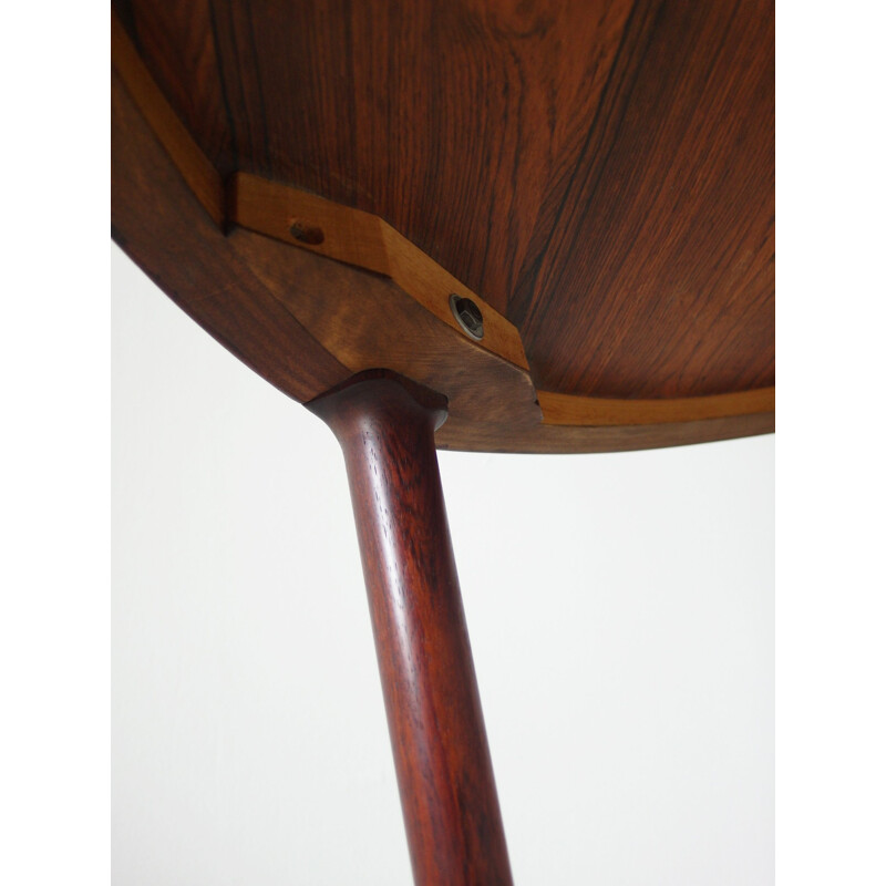 Vintage Side Table in Rosewood by Haug Snekkeri, Bruksbo Norway, 1960s