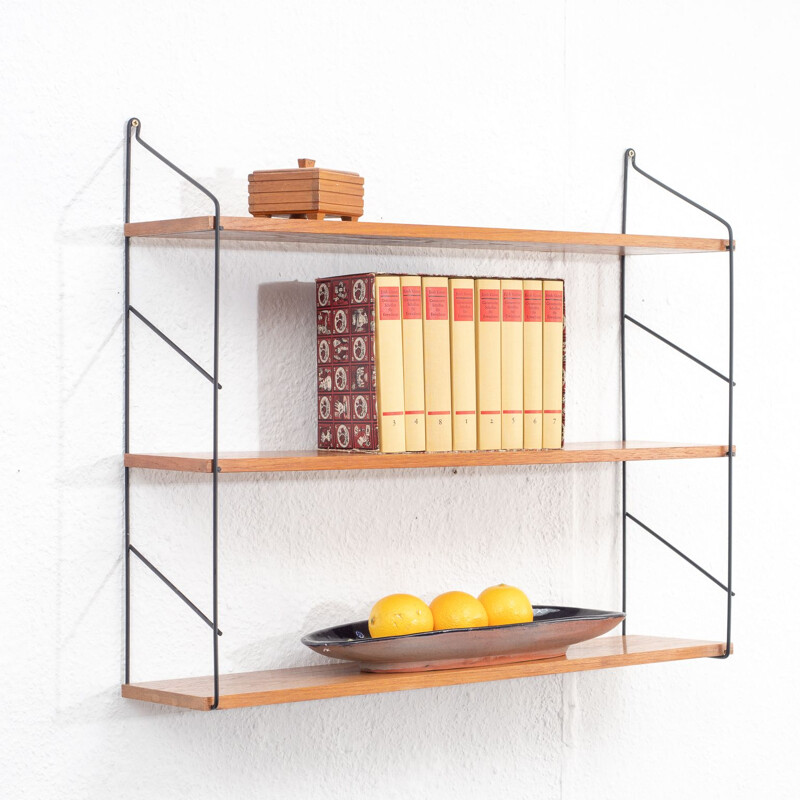 Vintage shelves in teak, 1960s 