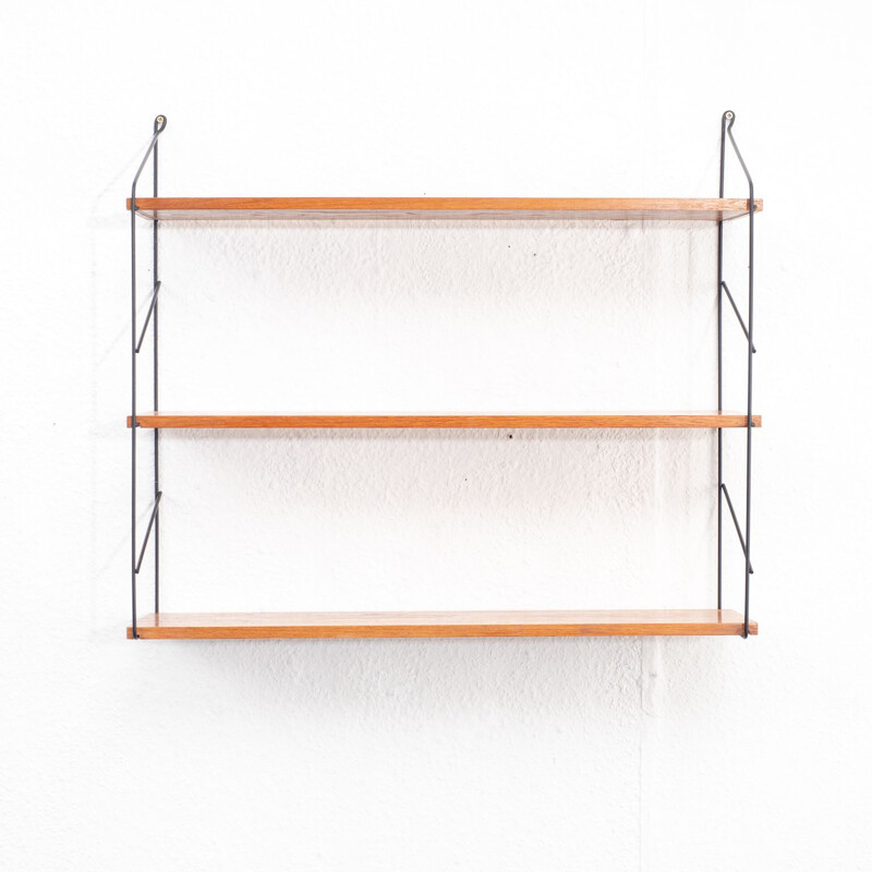 Vintage shelves in teak, 1960s 