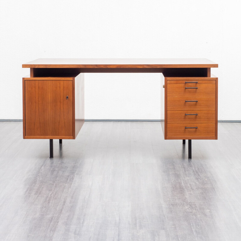 Vintage desk cubical in walnut, 1960s