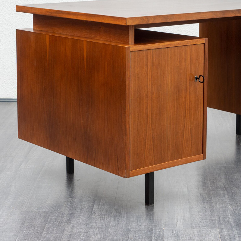 Vintage desk cubical in walnut, 1960s