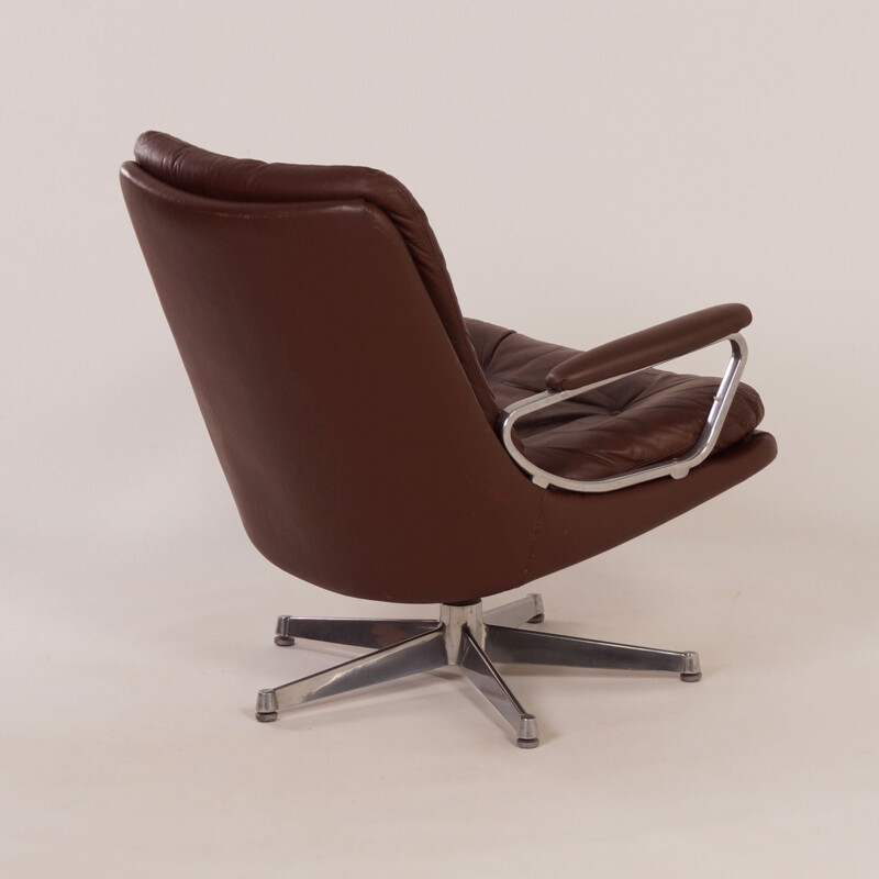 Vintage Gentilina swivel chair by Andre Vandenbeuck for Strässle, 1960