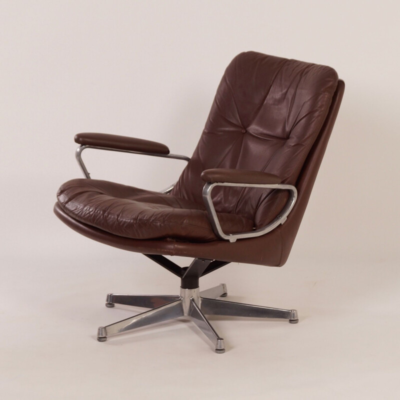 Vintage Gentilina swivel chair by Andre Vandenbeuck for Strässle, 1960