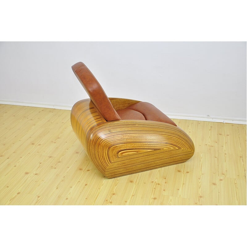 Immanenz prototype armchair in leather