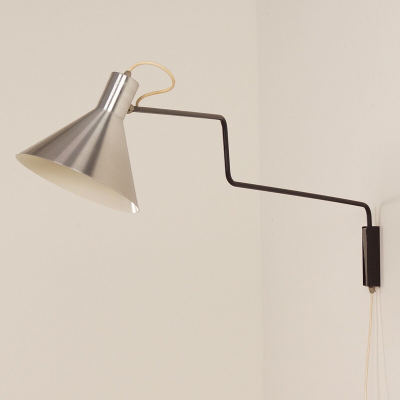 Elbow wall lamp by Van Hoogervorst for Anvia