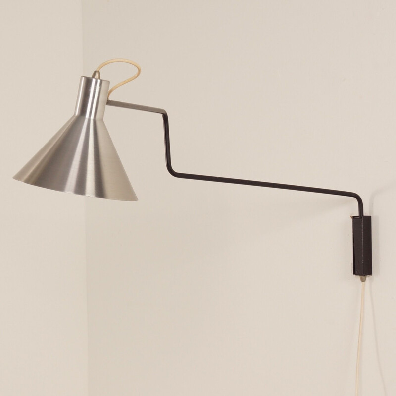 Elbow wall lamp by Van Hoogervorst for Anvia