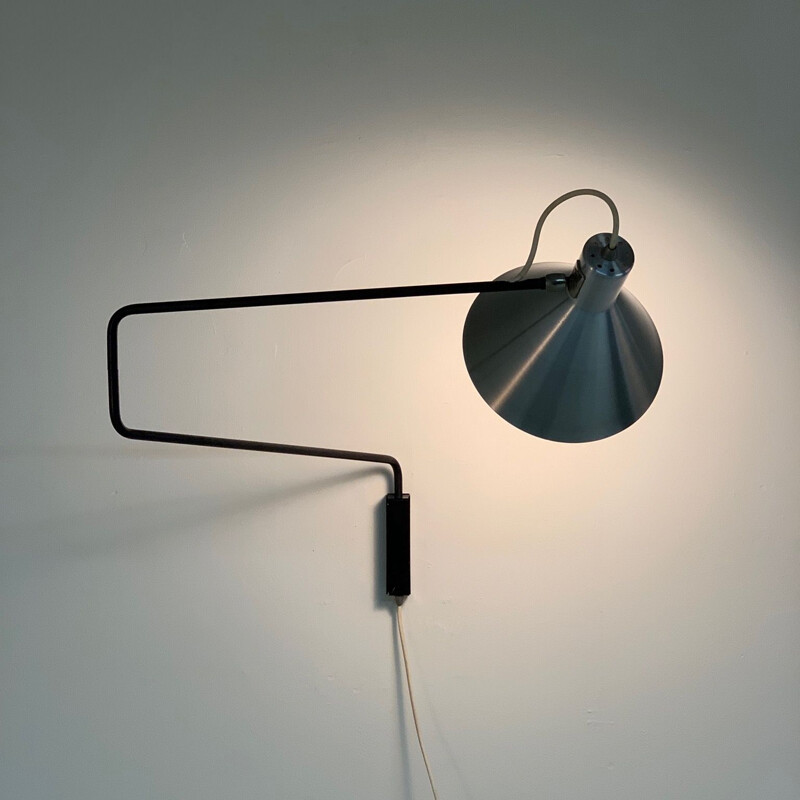 Elbow wall lamp by Van Hoogervorst for Anvia