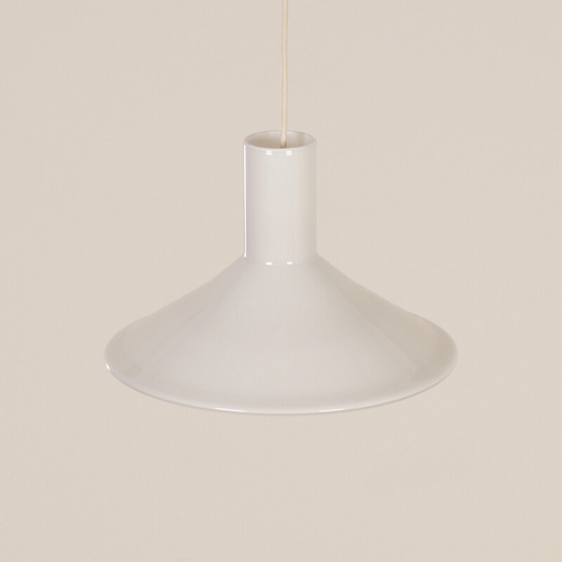 White pendant lamp by Michael Bang for Holmegaard