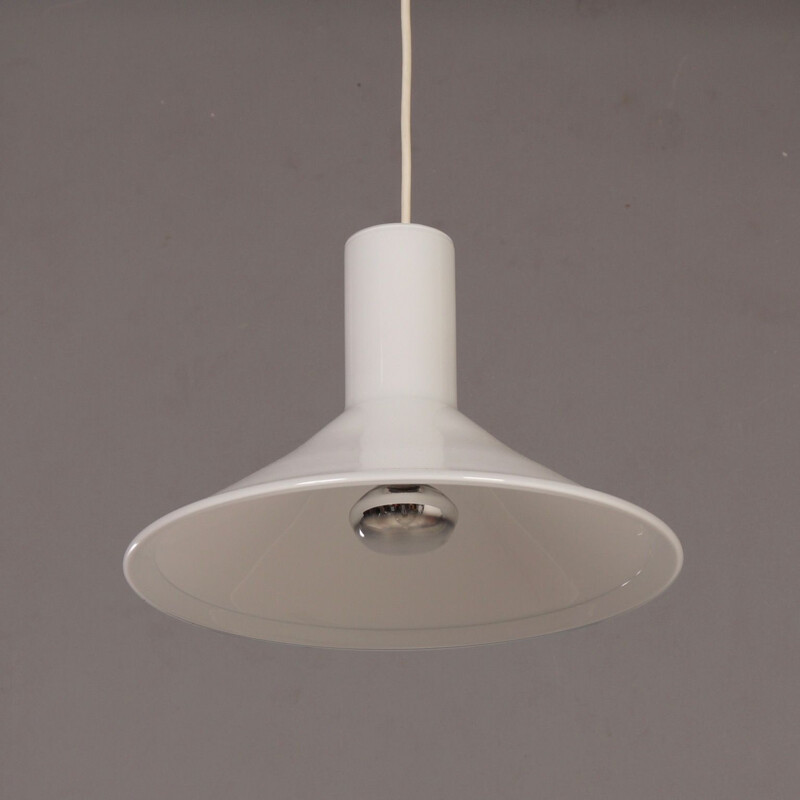 White pendant lamp by Michael Bang for Holmegaard