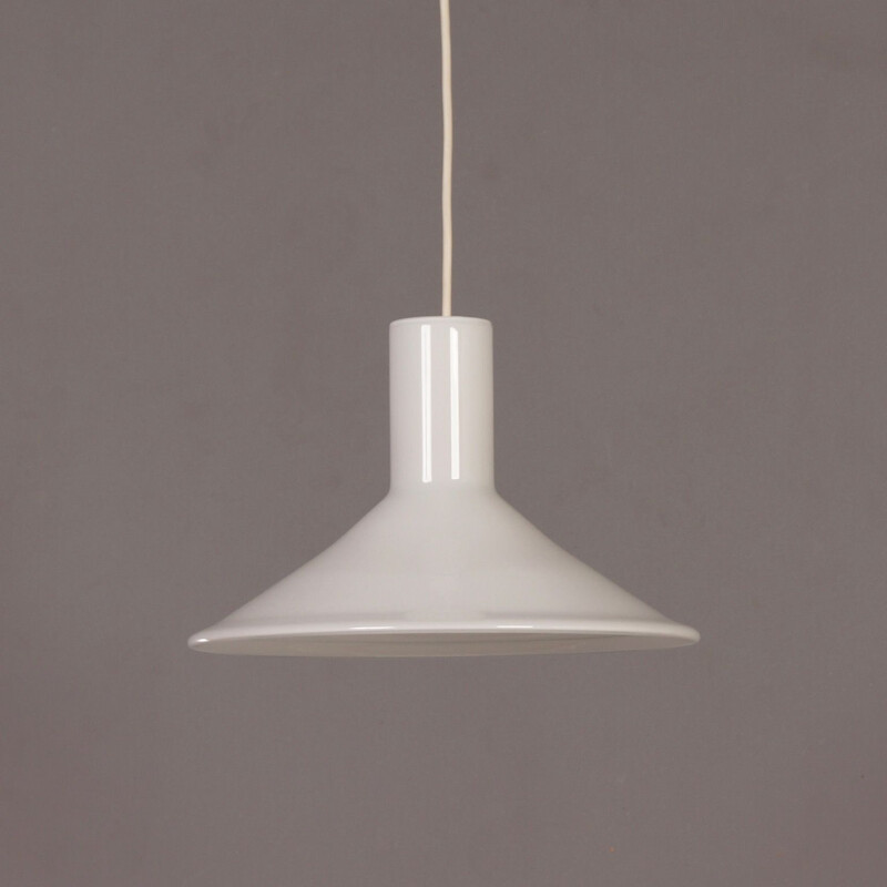 White pendant lamp by Michael Bang for Holmegaard