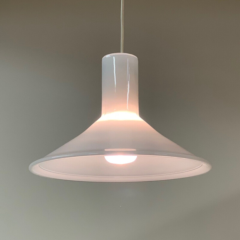 White pendant lamp by Michael Bang for Holmegaard