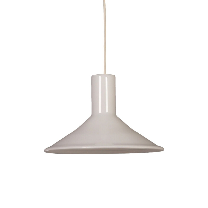 White pendant lamp by Michael Bang for Holmegaard