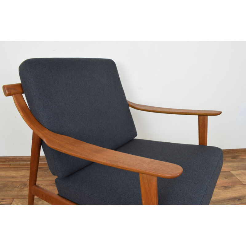 Pair of MK-119 armchairs in teak by Arne Hovmand-Olsen