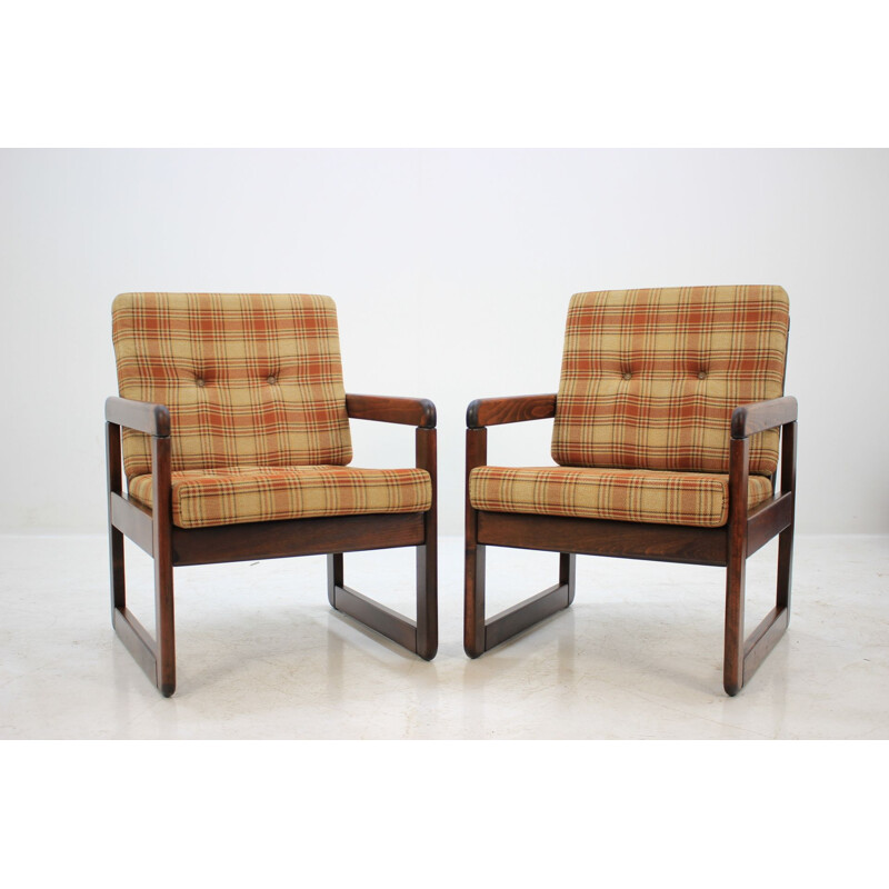 Set of 6 vintage armchairs from Czechoslovakia, 1970