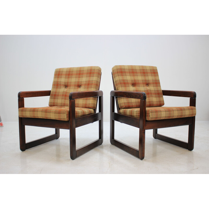 Set of 6 vintage armchairs from Czechoslovakia, 1970